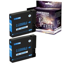 2PK PGI-2200 XL Cyan Ink Cartridge for Canon Maxify MB5420 iB4020 iB4120 Printer picture
