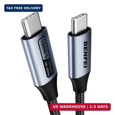 BENFEI USB C to USB C Monitor Cable(4K@120Hz), 100W PD Fast Charge, 10Gbps Data picture