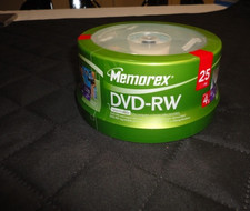 *Memorex* DVD-RW 25 Pack 4X / 4.7GB / 120 Min Rewritable Disc - Sealed Pkg. picture