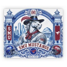 SMU Mustangs Mouse Pad Dallas Football Mascot Desk Mat Office Decor 9.5x8 In picture