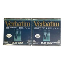 Verbatim Optical Rewritable 2.6GB MO 1024 Bytes/Sector New & Sealed (Lot) picture