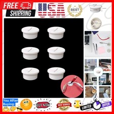 6 Pcs Cable Cord Grommet 1 Inch Flexible Wire Rubber Grommets Flexible Silico... picture