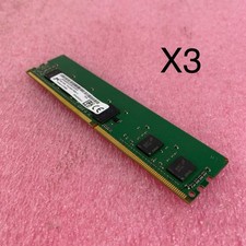 Micron 4GB DDR4 PC4-2400T Desktop Memory Ram MTA9ASF51272PZ-2G1II - Lot of 3 picture