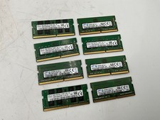 LOT OF 8 SO DIMM LAPTOP MEMORY  8GB 2Rx8 PC4-2133P/2400T SAMSUNG HYNIX picture