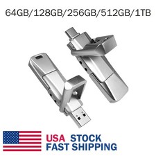 Solid State USB Flash Drive 550MB/s USB C & USB A 3.2 Dual Drive SSD Thumb Drive picture