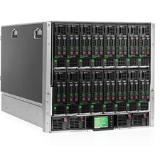 HP C7000 G3 W/ 16x HP BL460c Gen9 W/ 2x 14C E5-2697v3 192GB Ram 2x 146GB 15K HDD picture