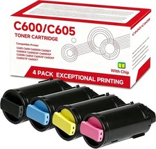 4PK Toner for Xerox 106R03899 106R03896 106R03897 106R03898 C600 C605 Series picture