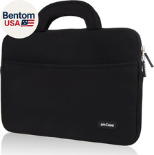 Amcase Chromebook Case-11.6 to 12 Inch Neoprene Travel Sleeve with Handle-Black picture