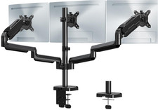 Soporte triple para monitores hasta 32″ con brazos de gas reforzados pesados picture