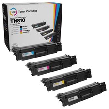 LD Compatible Toner for Brother TN810 Set of 4 (BK, C, M, Y) Standard Yield picture