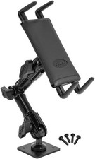 ARKON Heavy Duty Midsize Tablet Drill Base Mount for Galaxy Tab 4 3 7.0 Black  picture