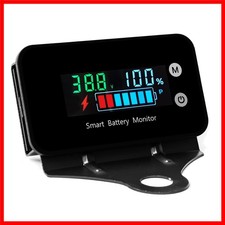 Waterproof 7-100V Battery Monitor with Bracket & Alarm - Digital Display picture
