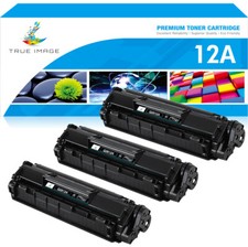 Q2612A 12A Toner Compatible with HP LaserJet 1018 1020 1022 Ink - 3 PACK Black picture