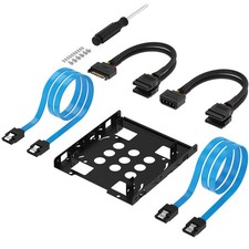 3.5 Inch to X2 SSD / 2.5 Inch Internal Hard Drive Mounting Kit [SATA and Power C picture