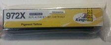 Kingway Ink Cartridge Replacement for HP 972X 972 Yellow Pigment X0029qdp3d NEW picture
