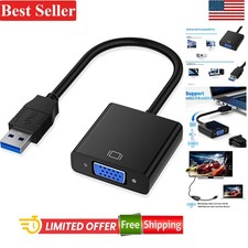 Versatile USB 3.0 to VGA Converter - Perfect for Conference Rooms & Classrooms picture