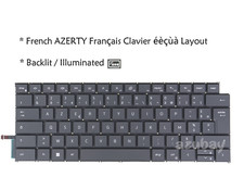 Clavier Français FR for DELL P132F P133F P185G P186G P187G P190G 04RKM4 Backlit picture