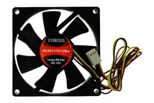 Evercool EC8015TH12BA 80x80x15MM 3-Pin Very High Speed Fan Dual Ball Bearing picture