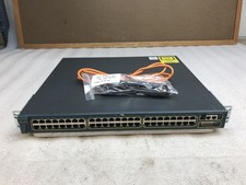 Cisco Catalyst 3550 Series WS-C3550-48-SMI Network Switch 48-Port w/ Ears & Cord picture