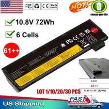 ✅LOT 01AV425 01AV423 61++ 72Wh Battery For Lenovo Thinkpad T470 T480 T570 T580 picture