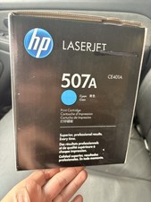 HP 507A CE401A Cyan OEM Toner Cartridge, Genuine, New, Sealed Box picture