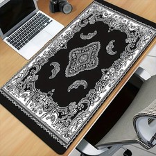 1pc 2D Flat Design Durable Rubber Mouse Pad, Suitable for Gaming, Office, and picture