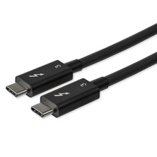 StarTech.com 2.6ft (80cm) Passive Thunderbolt 3 Cable, 40Gbps, 100W PD, 4K/5K Vi picture