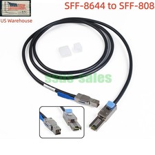 SFF-8644 Mini SAS HD 36-Pin to SFF-8088 Mini 26-Pin SAS Cable, 2M, SAS 2.0 picture