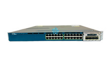 Cisco WS-C3560X-24P-S 24 Port Gigabit Switch w/ C3XK-NM-1G +Dual Power picture