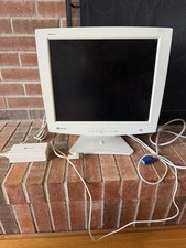 Vtg Gateway Monitor FPD1810 Stand Power Supply Rare Retro Gaming Working picture