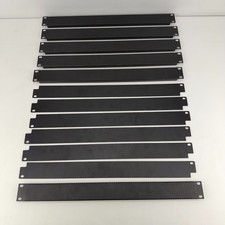 Lot of 12 Middle Atlantic 1U Rack Blank Panels Steel Covers Black 19