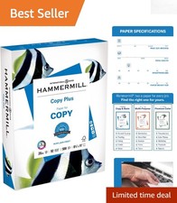 Sustainable 20 lb Copy Plus Printer Paper, 500 Sheets, Acid-Free, Made in USA picture