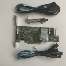 DELL/LSI MegaRAID 9361-8i 1GB RAID Controller 12gb/s LSI 3108 +2X 8643 to SATA picture