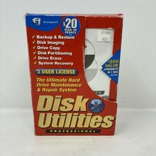 Avanquest Disk Utilities Professional - 4 Full Versions On CD With Serial # Card picture