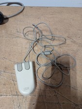 Vintage IBM 6450350 2-Button Wired PS/2 Computer Ball Mouse White Gray Missing picture