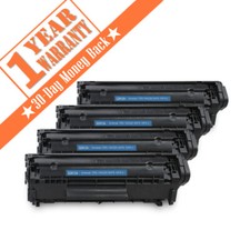 4PK Q2612A 12A Toner Cartridge For HP 12A LaserJet 1015 3020 3030 3050 3052 3055 picture