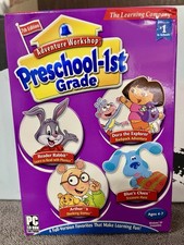 Adventure Workshop Pre-1st Grade 7th Edition PC CD-ROM Dora Blue’s Clues NOS picture