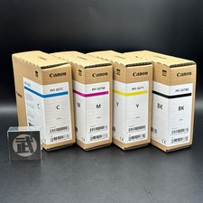 Canon PFI-307  C M Y BK Genuine Ink Tank Expired New Unopened 4-Color Set picture