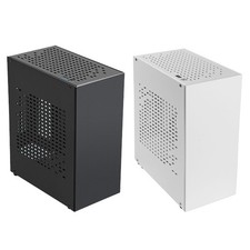 SFF Mini-ITX Case 4.3L, Aluminum Build PC Chassis Fits 180mm GPU & Small 1U PSU picture