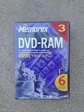Memorex DVD-RAM Recorder 4.7GB 3PK 2003 SEALED picture