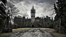 Landscape old building r castle photography belgium Custom Gaming Mat Desk picture