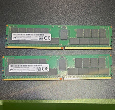 Micron 64GB (2x32GB) DDR4 RDIMM ECC Registered PC4-2666V MTA36ASF4G72PZ picture
