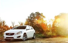 Cars volvo sunlight vehicles Desk Mat Stitched picture