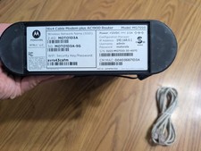 Motorola MG7550 16x4 Cable Modem + AC1900 WiFi Router w/ Power Adapter picture