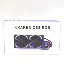 New NZXT Kraken Z63 280mm AIO Liquid CPU Cooler White RL-KRZ63-RW 