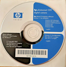 HP Photosmart 320 Digital Camera Photo & Imaging Software (2002) picture