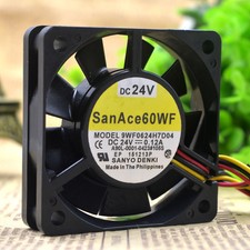 1pc  3-wire   Cooling Fan  9WF0624H7D04 6015 24V 0.12A 6015 6CM  picture