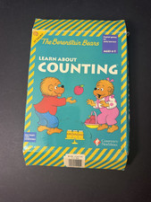 Vintage THE BERENSTAIN BEARS PC OPEN Big BOX 3.5 Floppy PC Damaged Counting Kids picture