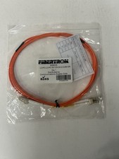 PACK of 8 Fibertron LC/PC-LC/PC-50/125-DX-2.0-2M-OR Plenum Optic Fiber Patch picture