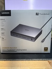 UGREEN Maxidok Thunderbolt 5 Hub 10 in 1, 120Gbps 3×TBT5 Docking Station picture